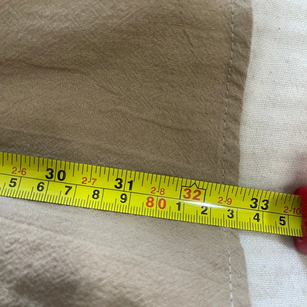 loverichie Womens Dress Size Large Tan Boho Peasant Mini - Picture 11 of 14